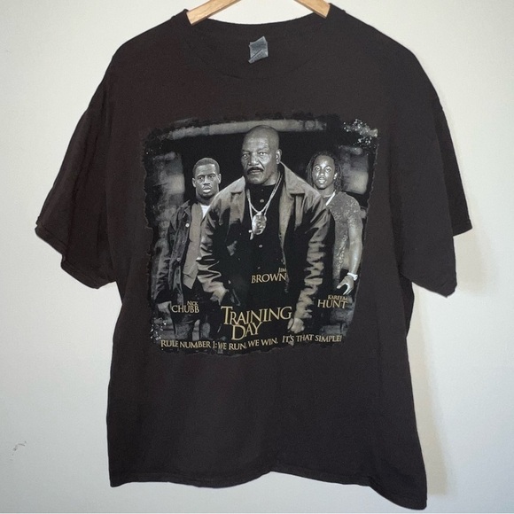 Cleveland Browns Training Day T-shirt Jim Brown Nick Chubb Kareem Hunt Size XL - Picture 7 of 7